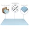 Flash Furniture Capri Comfortable Sleep 2 inch Cooling Gel Mattress Topper with CertiPUR-US Certified Memory Foam - King MR-M35-2-K-GG - alternate 2